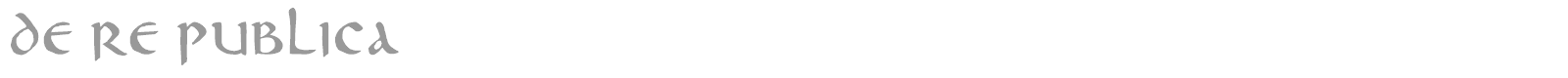 De Re Publica font preview